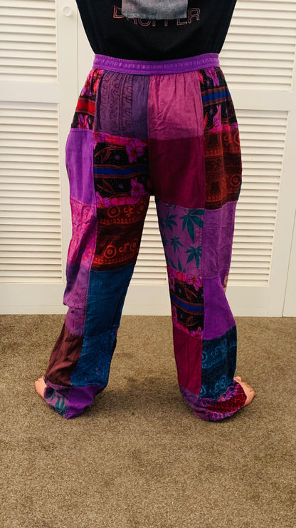 Bohemian Handcrafted Patchwork Pants #STP223