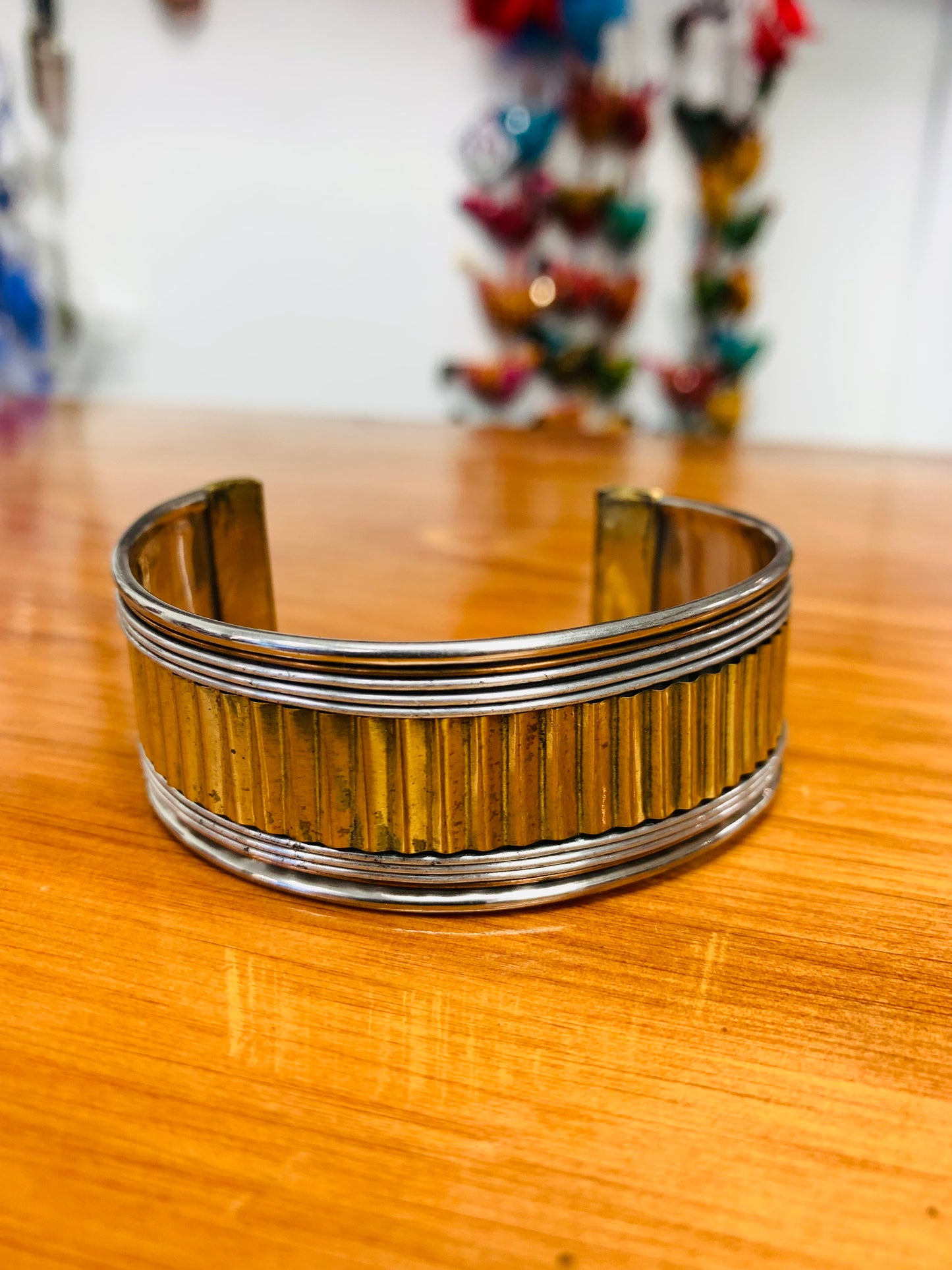 BOHEMIAN STYLE HANDCRAFTED HAND CUFF BANGLE  # CUFF1199