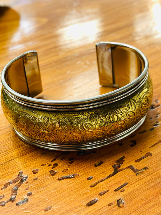 BOHEMIAN STYLE HANDCRAFTED HAND CUFF BANGLE  # CUFF1185