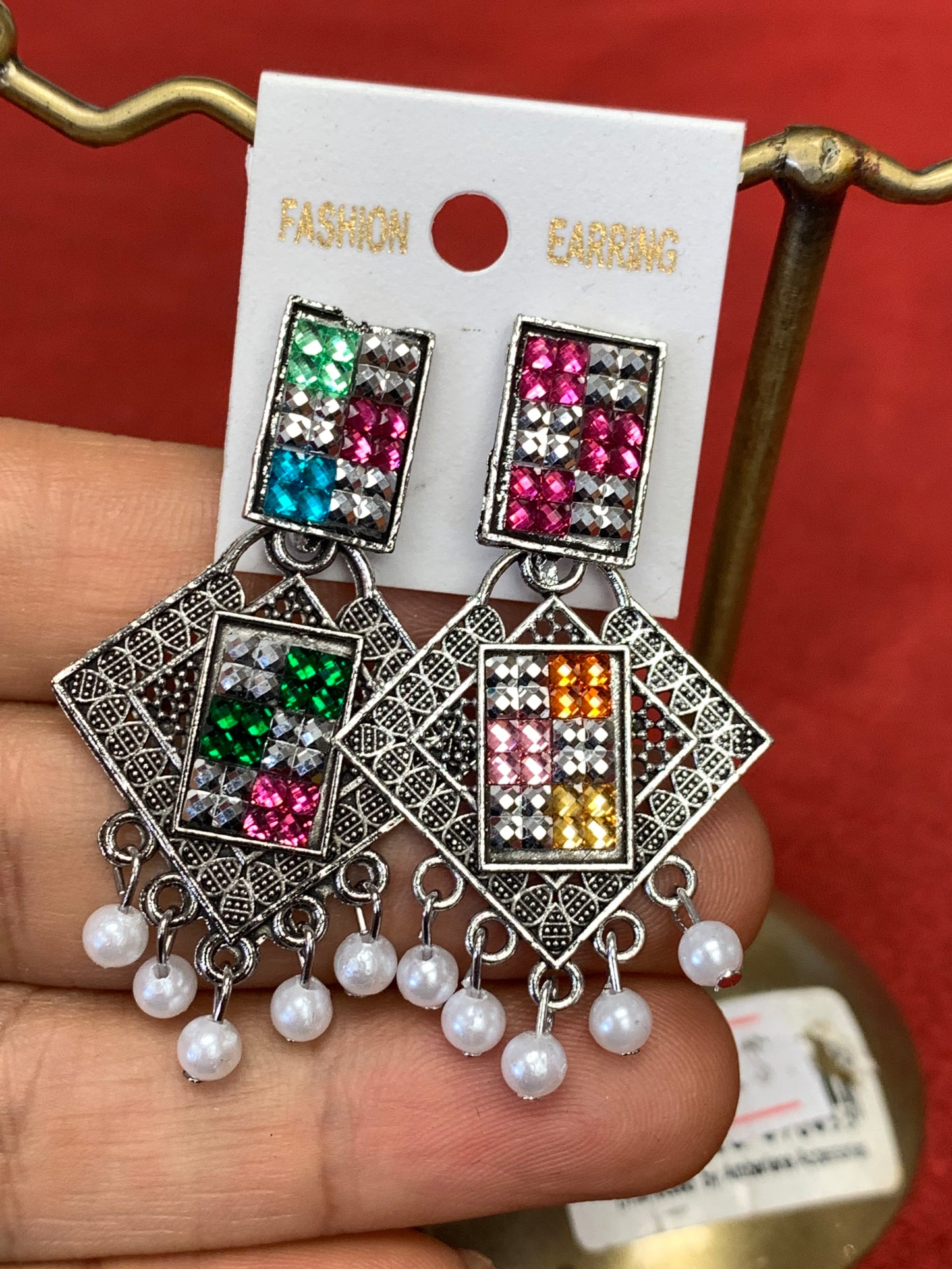 BOHEMIAN HANDCRAFTED JHUMKA EARRINGS #EAR156