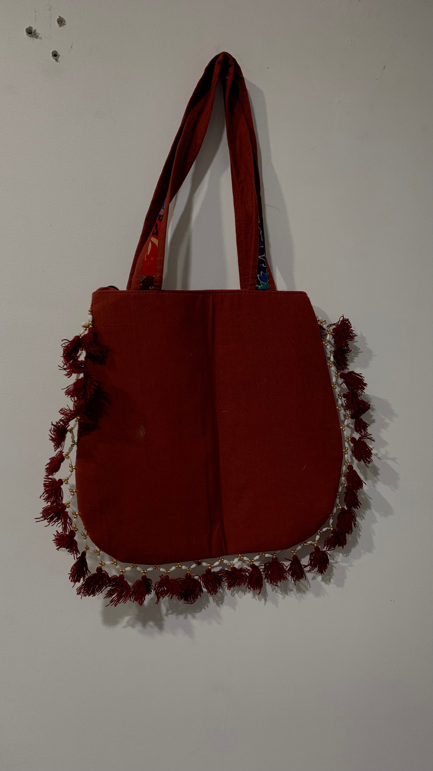 BOHEMIAN HANDCRAFTED TOTE BAG #7779