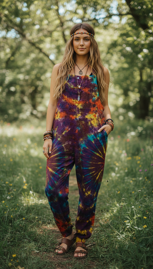 Bohemian Handcrafted Jumpsuits / Overalls/ Dangries #JUM0344