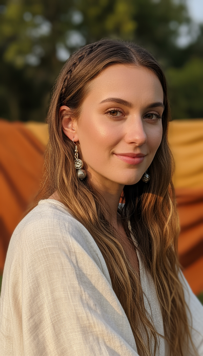 BOHEMIAN HANDCRAFTED TINY EARRINGS #EAR163