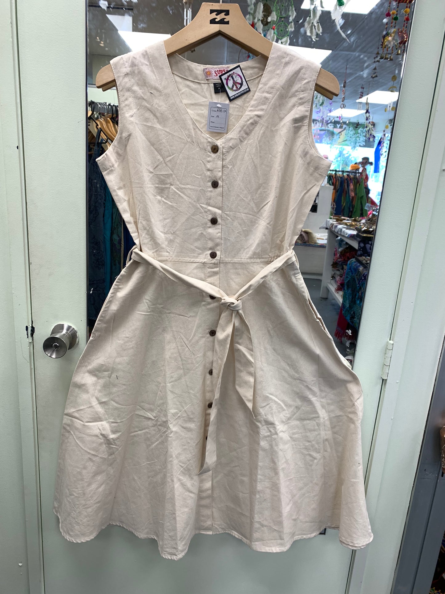 Bohemian style handcrafted Midi dress # DRE443