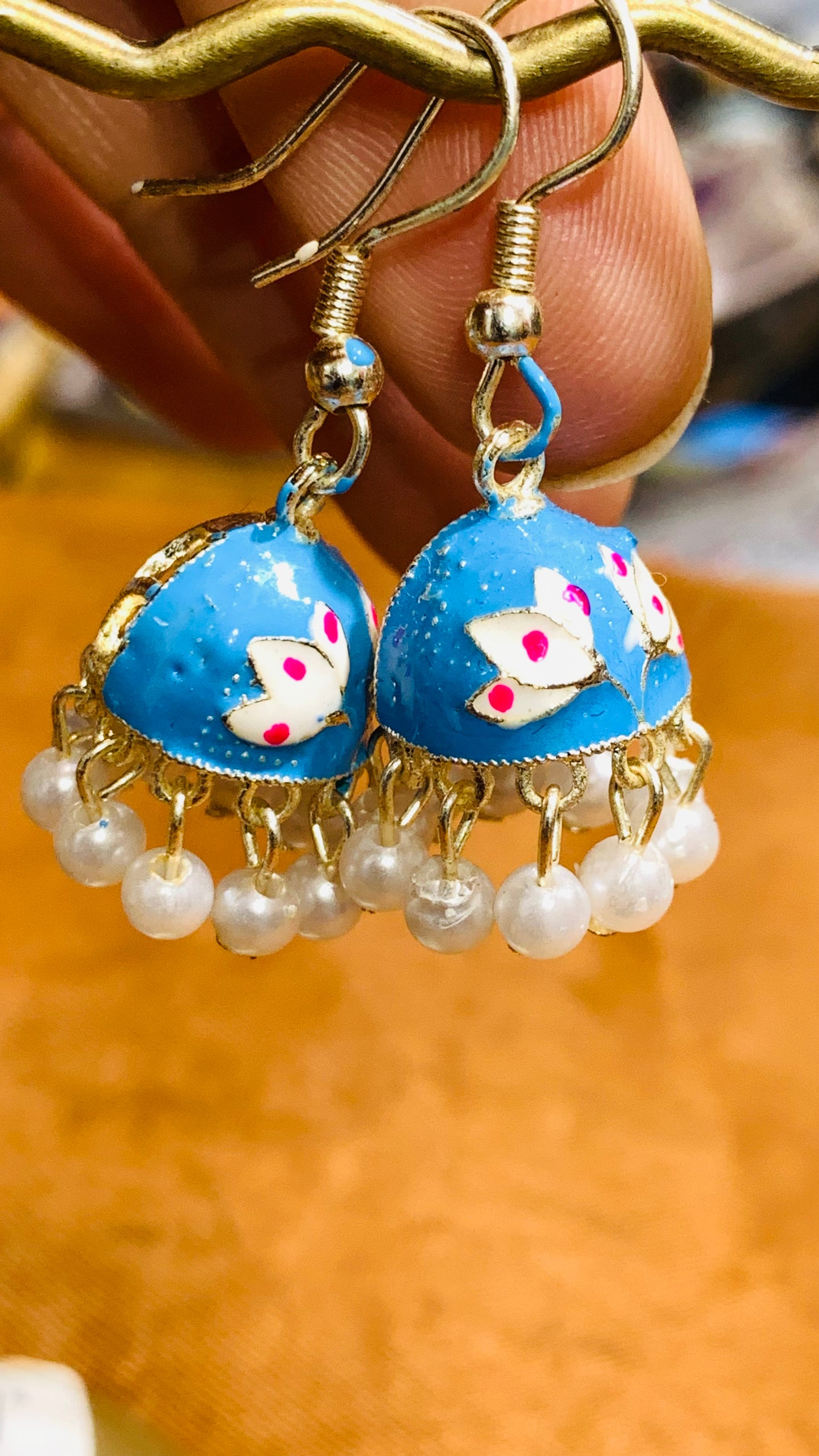 BOHEMIAN HANDCRAFTED TINY EARRINGS #EAR164