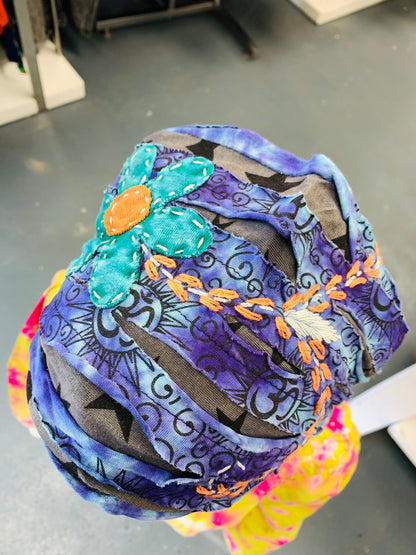 Bohemian handcrafted Embroidered Unisex Headband # HB2202