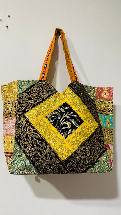 BOHEMIAN STYLE HANDCRAFTED ETHNIC TOTE BAGS # 10124