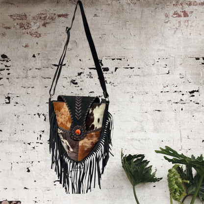 HANDCRAFTED GENUINE SUEDE LEATHER BAG  #LEA1078