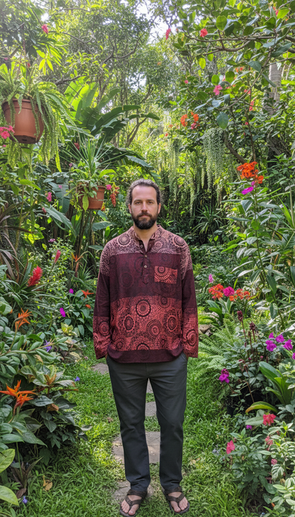 Bohemian handcrafted cotton Kurta # KURT621