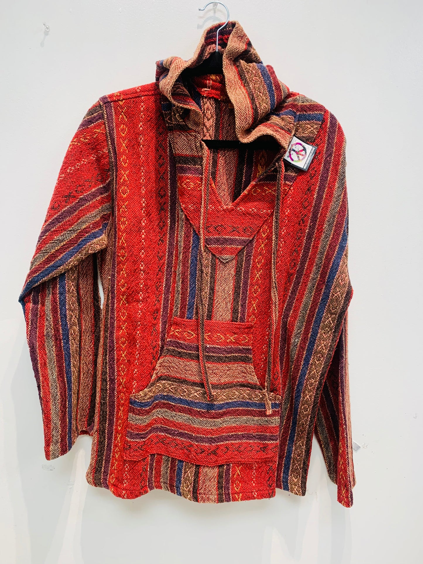 Bohemian style handcrafted UNISEX Gringo Hoodie  #017606