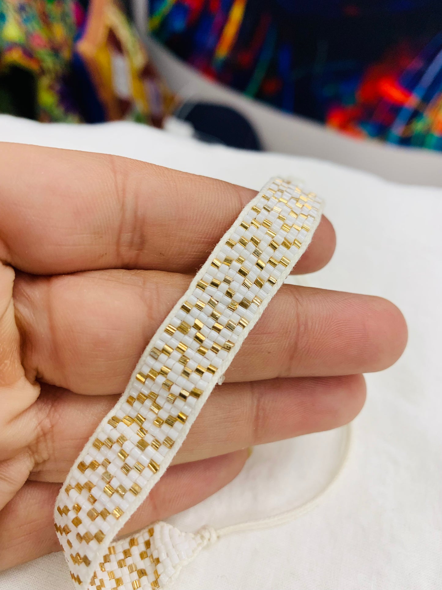 BOHEMIAN AZTEC BEADS BRACELET  #BR10