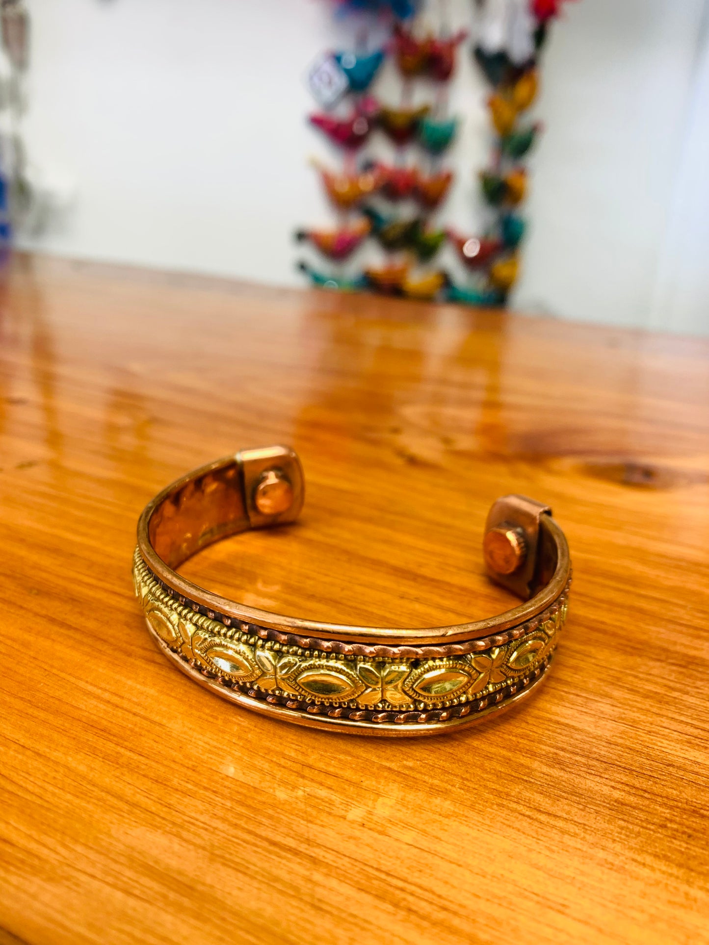 BOHEMIAN STYLE HANDCRAFTED HAND CUFF BANGLE  # CUFF1186