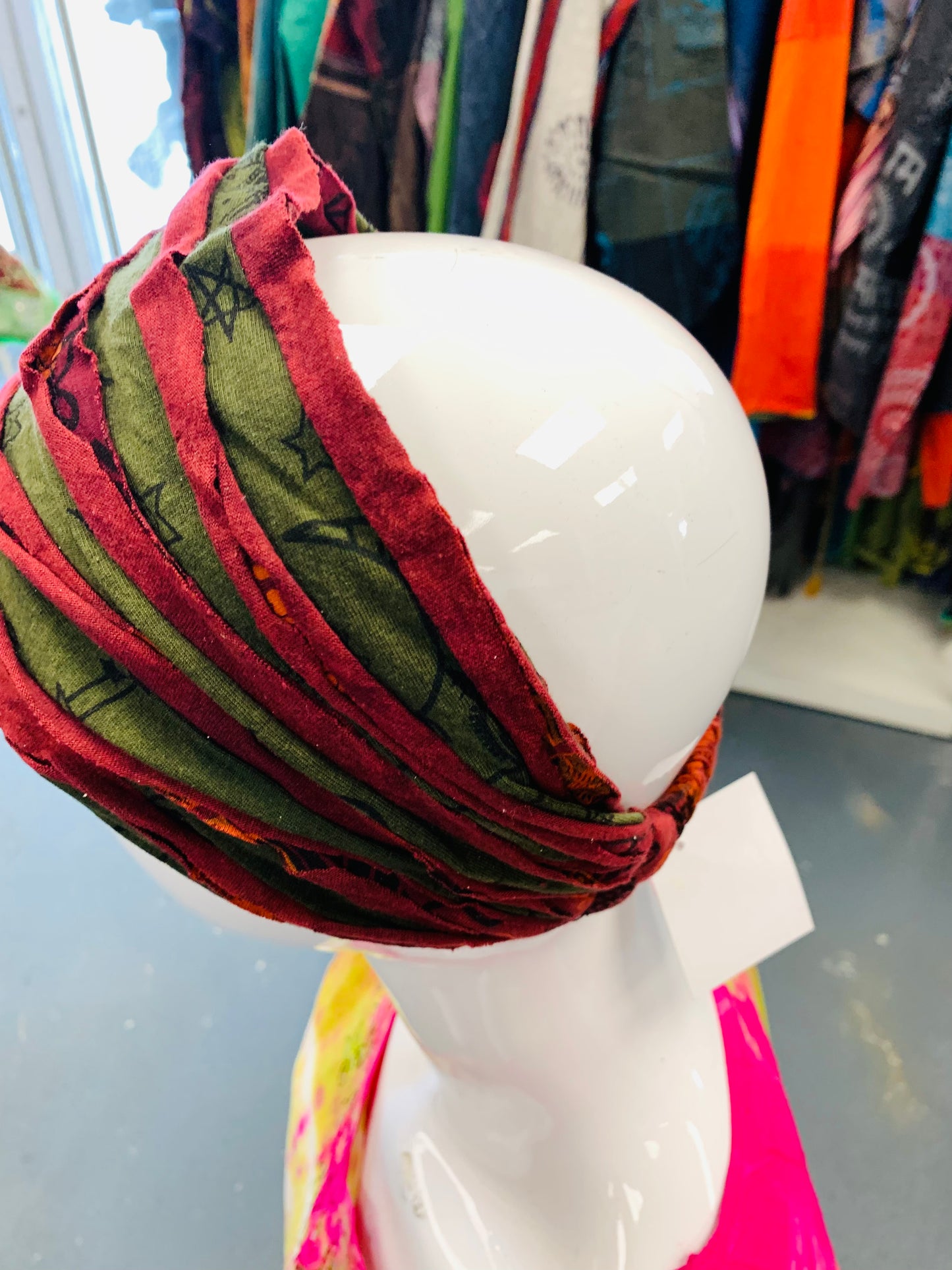 Bohemian handcrafted razor cut Unisex Headband # HB2201