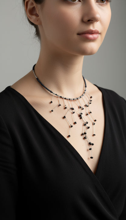 HANDCRAFTED SEED BEADS CHOKER #A205