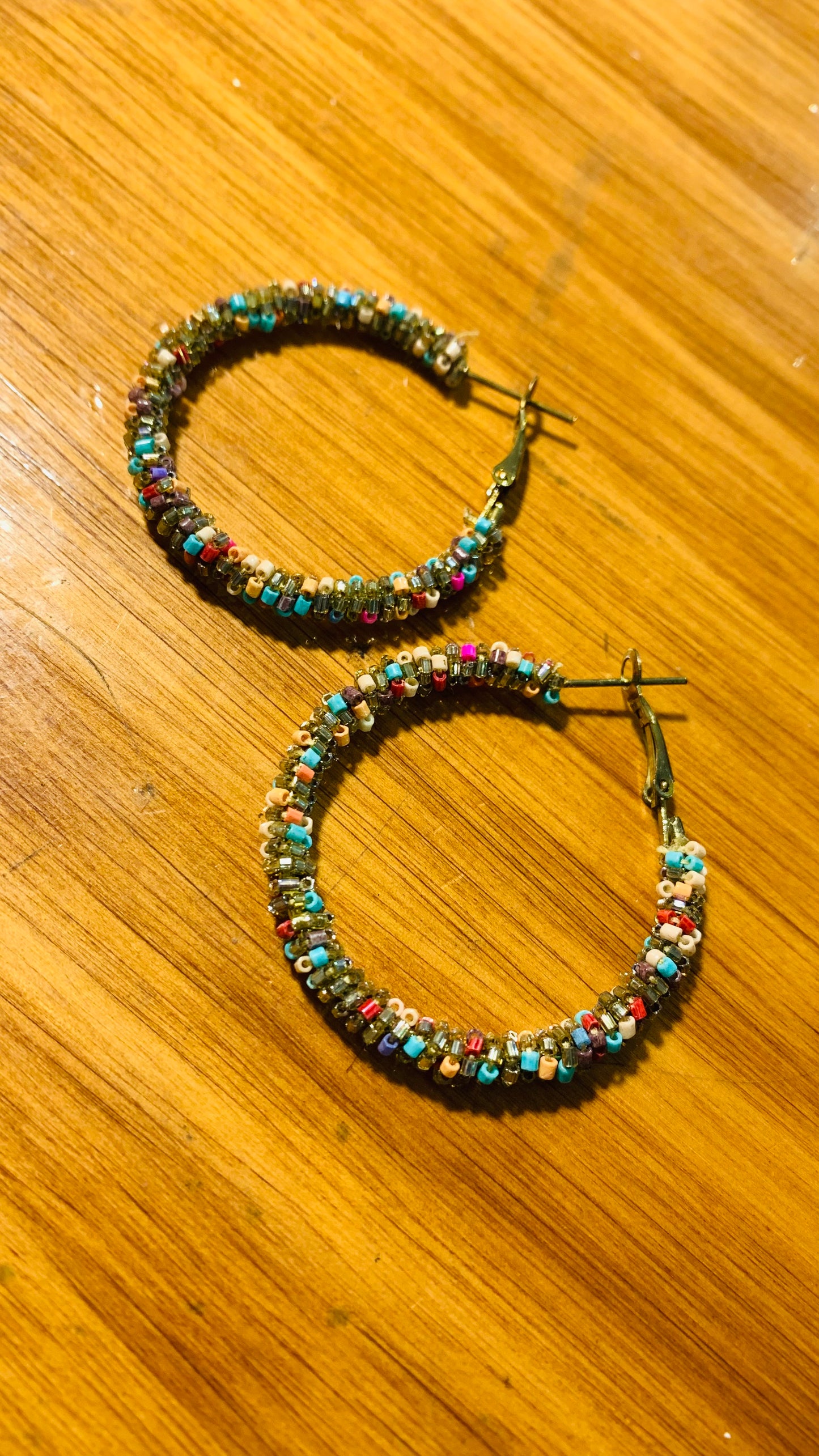BOHEMIAN HANDCRAFTED HOOP EARRINGS #EAR160