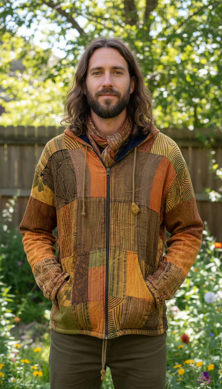 Boho handcrafted UNISEX Warm Jackets #009903