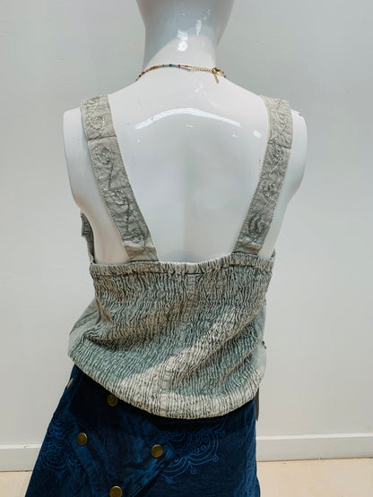 Bohemian Handcrafted Crop Top #CRTOP106