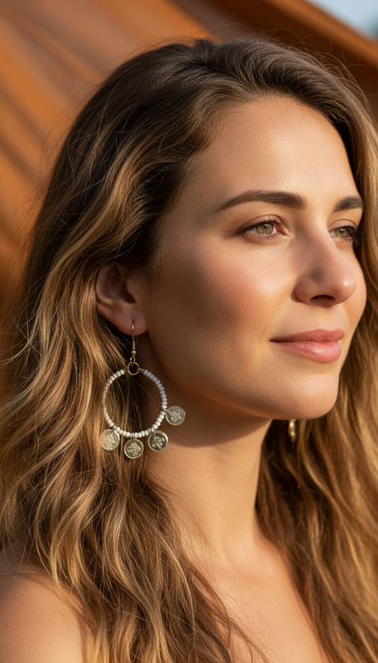 BOHEMIAN HANDCRAFTED EARRINGS #EAR161