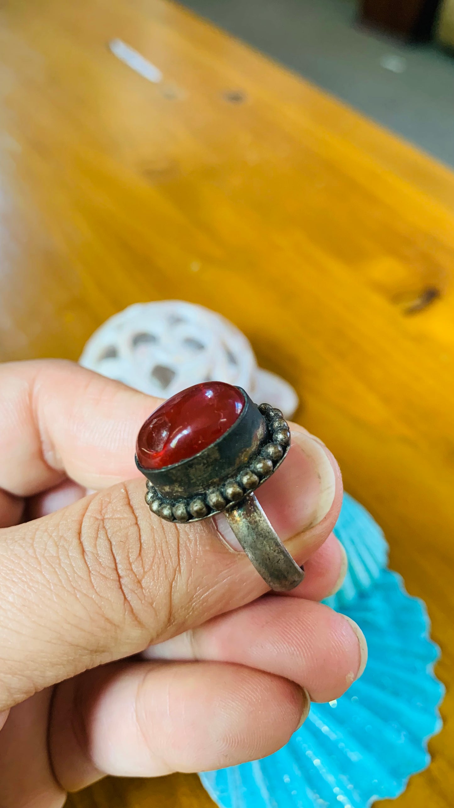 Bohemian style handcrafted Ring # 76