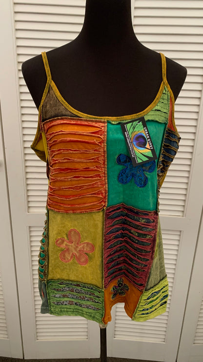 Bohemian style handcrafted tank Top #77611