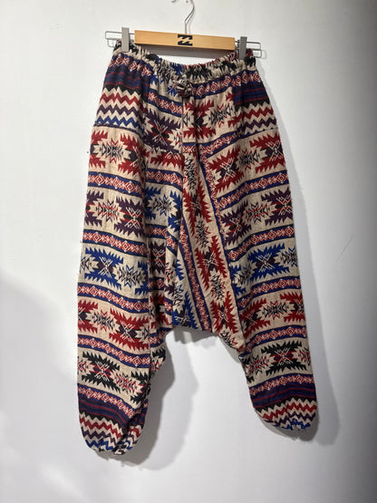 HANDCRAFTED WARM DROP CROTCH PANTS #WOOL2121