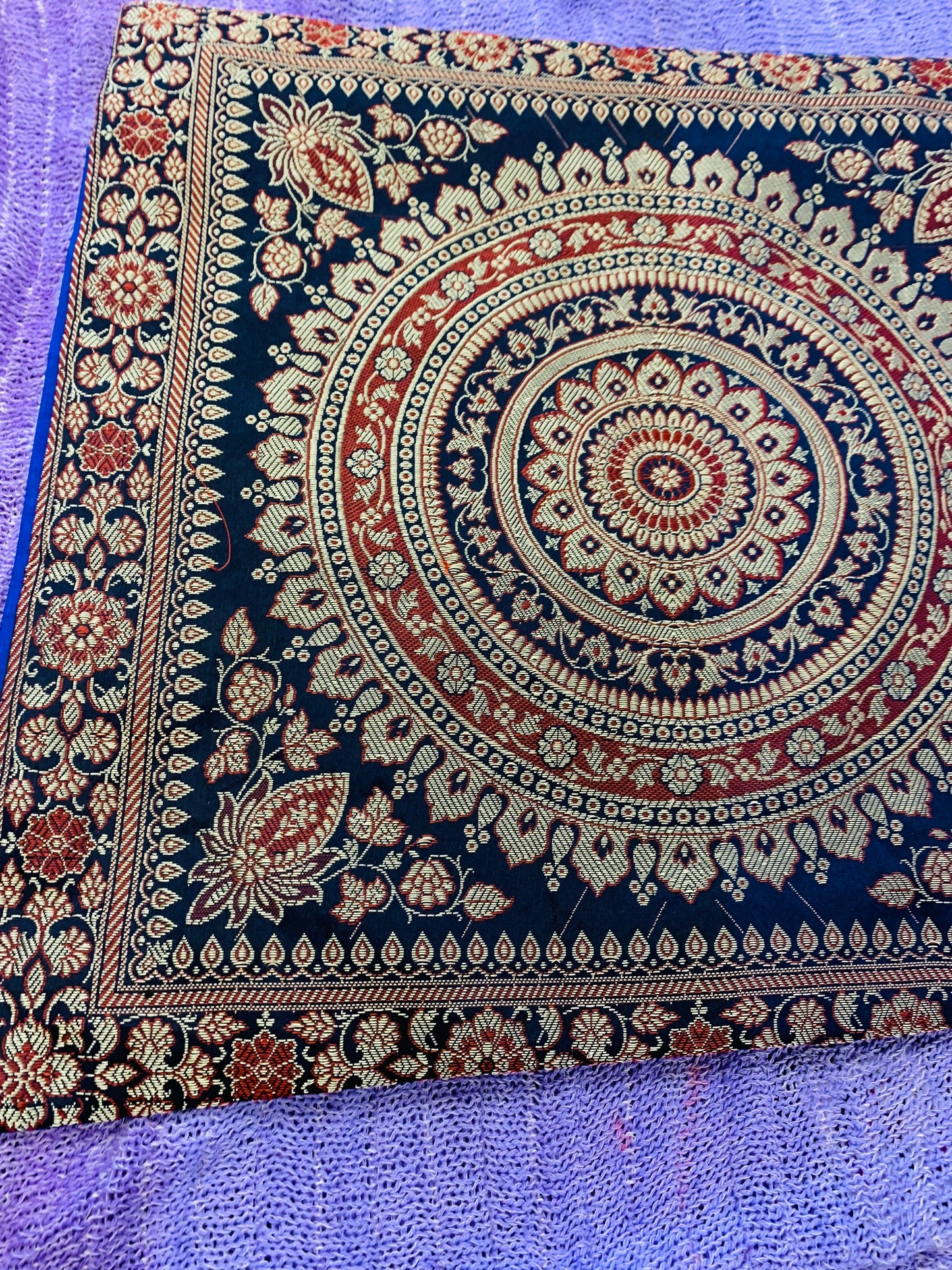 Boho style handcrafted ethnic Mandala cushion cover #792009