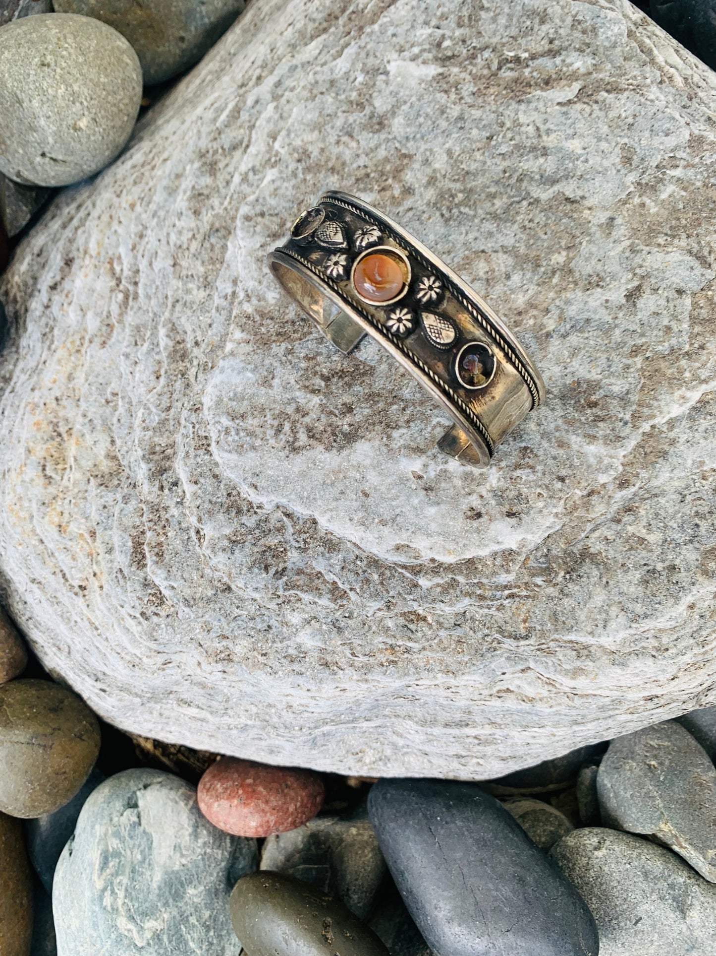 BOHEMIAN STYLE HANDCRAFTED HAND CUFF BANGLE  # CUFF1223