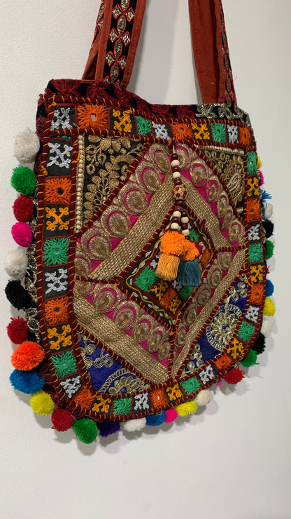 Boho Style Handcrafted Tote Bags  #TB0106