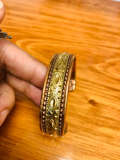 BOHEMIAN STYLE HANDCRAFTED HAND CUFF BANGLE  # CUFF1195