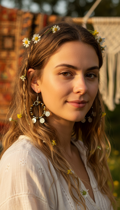 BOHEMIAN HANDCRAFTED EARRINGS #EAR161