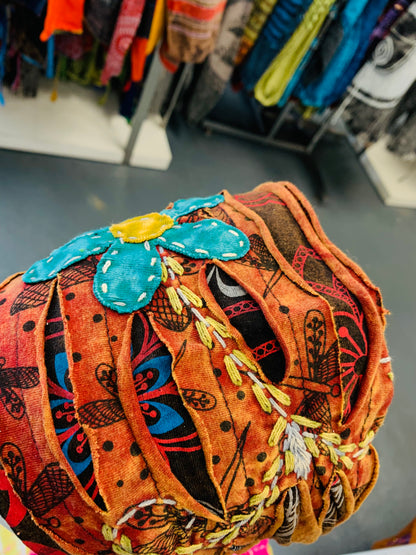 Bohemian handcrafted Embroidered Unisex Headband # HB2202