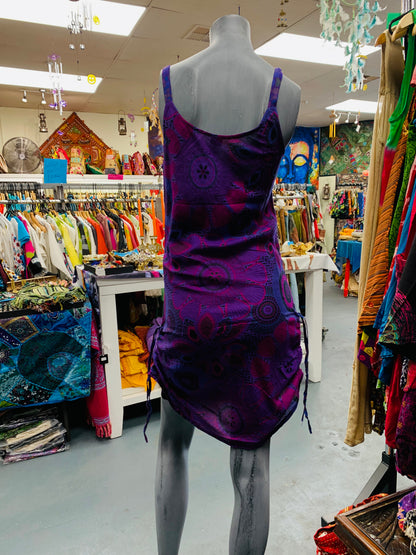 Bohemian style handcrafted cotton Trance  dress   #00435