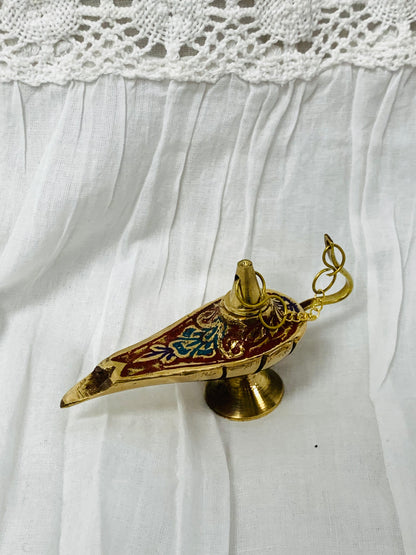 Bohemian style handcrafted Brass Magic Lamp # LAM923