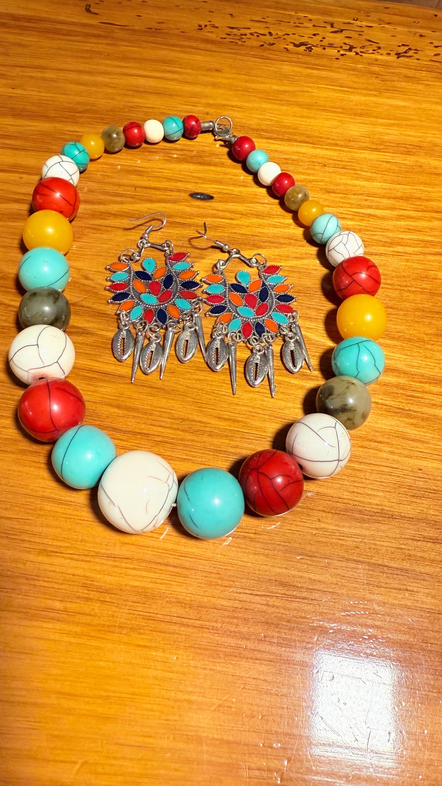 HANDCRAFTED BEADS NECKLACE #A205