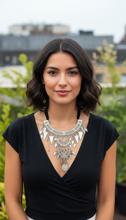 BOHEMIAN STYLE HANDCRAFTED NECKLACE #NECK32