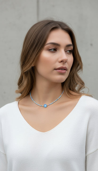 BOHEMIAN STYLE HANDCRAFTED BEADS NECKLACE #NECK252