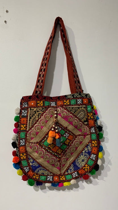 Boho Style Handcrafted Tote Bags  #TB0106