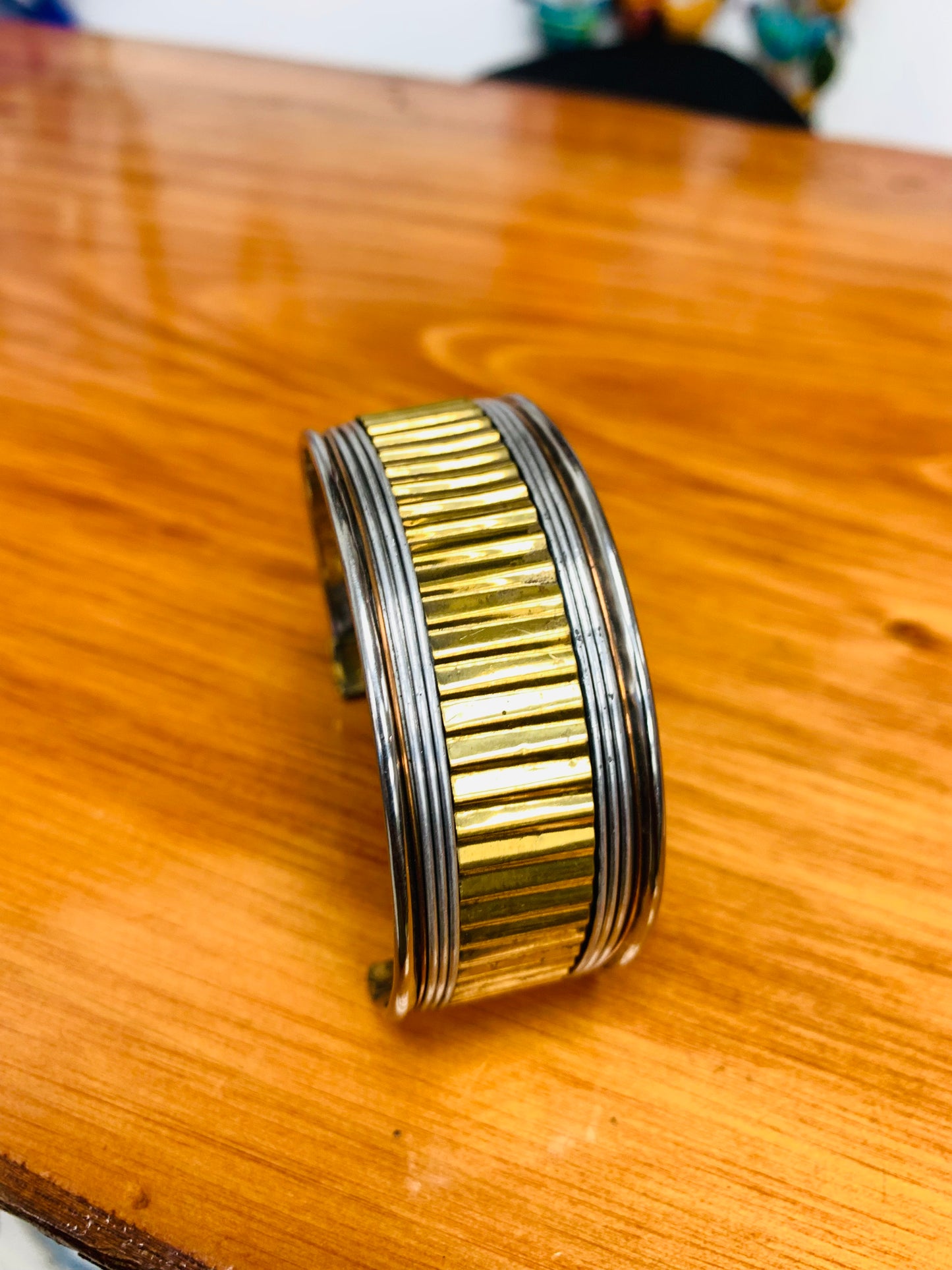 BOHEMIAN STYLE HANDCRAFTED HAND CUFF BANGLE  # CUFF1199