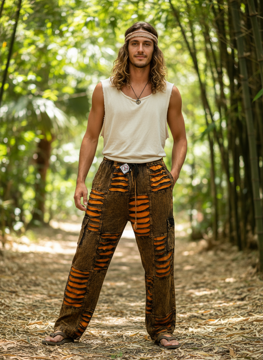 Handcrafted Razor Cut Pants #STP142