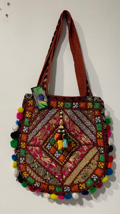 Boho Style Handcrafted Tote Bags  #TB0106