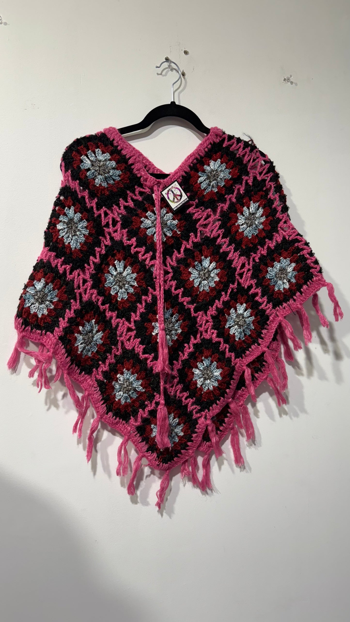 Handcrafted Crochet poncho #33