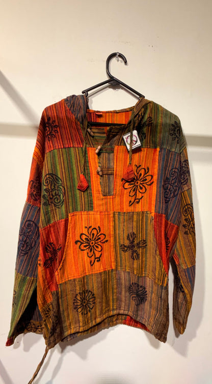 Bohemian handcrafted cotton patchwork Kurta # KURT619