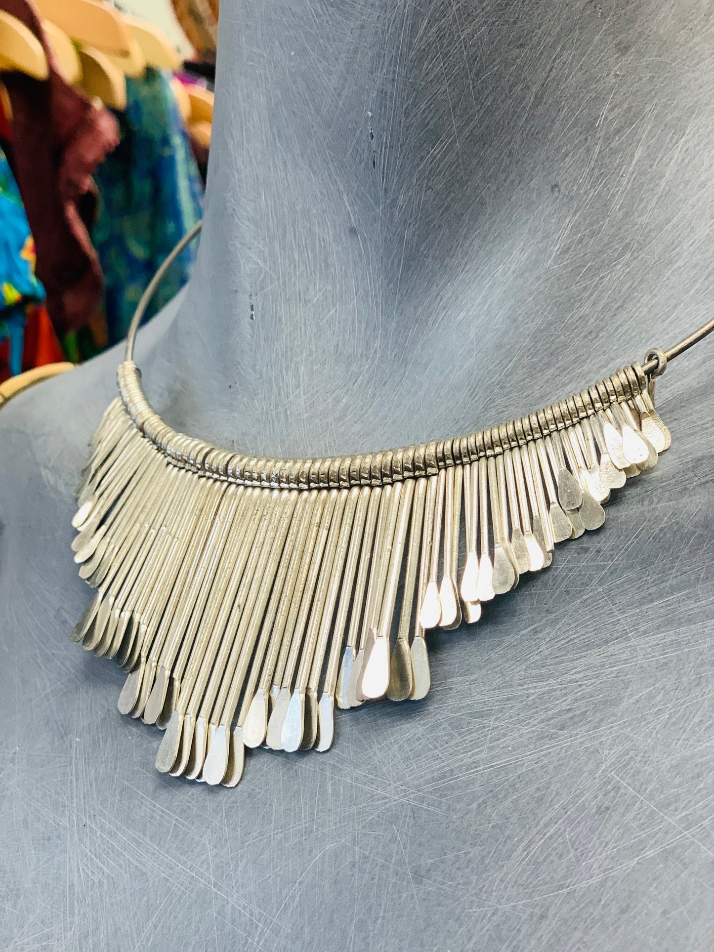 BOHEMIAN STYLE HANDCRAFTED SPIKES NECKLACE #NECK25
