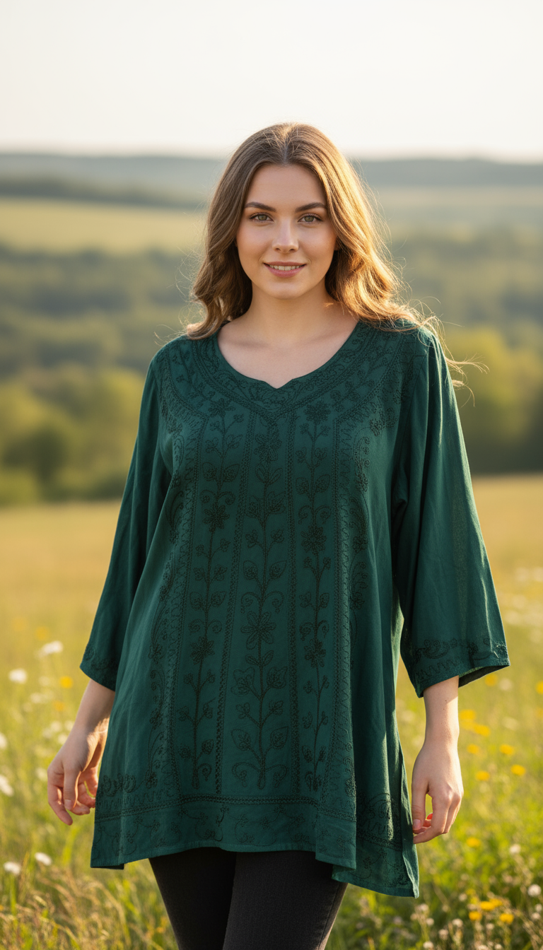 Bohemian handcrafted Top # TOP0024