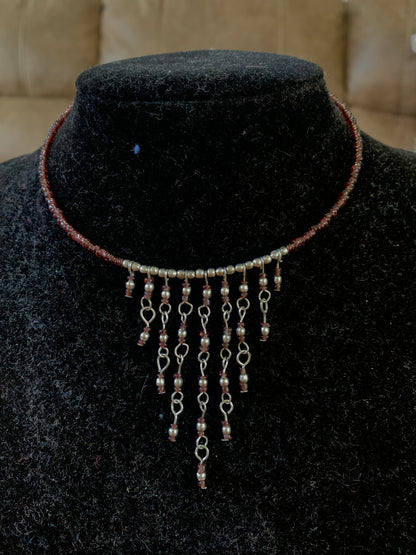HANDCRAFTED SEED BEADS CHOKER #A201