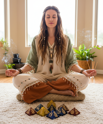 BOHO NATURAL PALM STONE # 12222