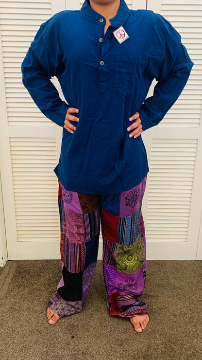 Handcrafted cotton Kurta / Shirt # 75965