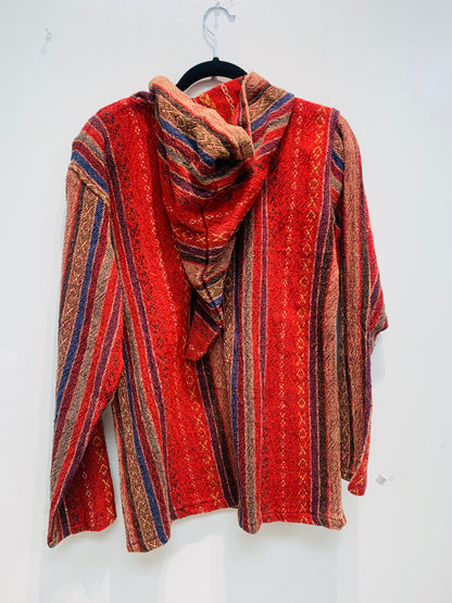 Bohemian style handcrafted UNISEX Gringo Hoodie  #017606