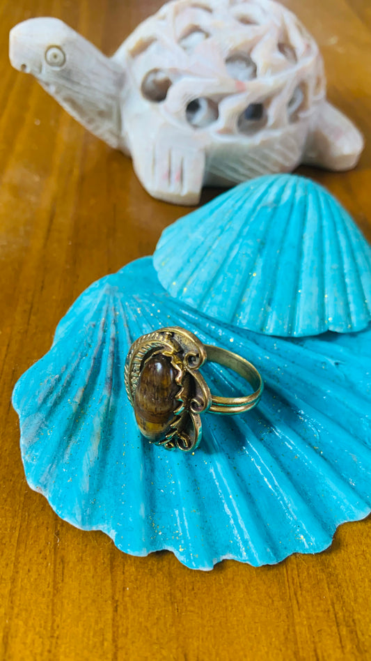 Bohemian style handcrafted Ring # 75