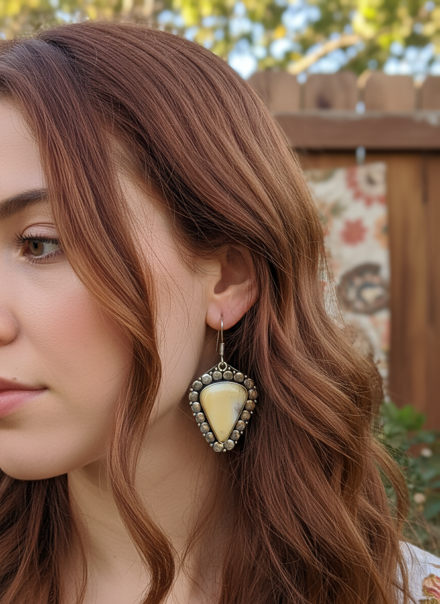 BOHEMIAN HANDCRAFTED DANGLE EARRINGS #EAR150